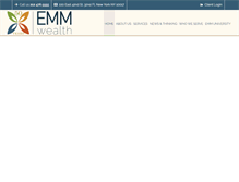 Tablet Screenshot of emmwealth.com